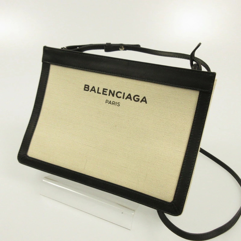 Balenciaga Navy Blue Pouch Shoulder Bag